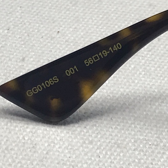 Gucci Black Gg0106s 001 Gg 0106s Grey Lens Sunglasses - Picture 7 of 10